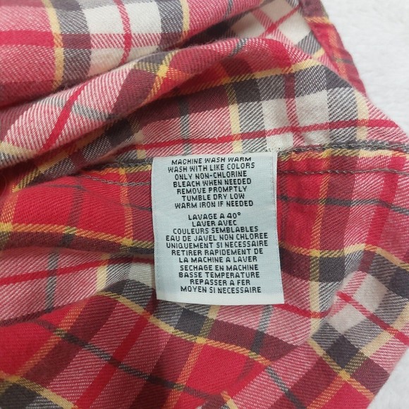 Denim & Supply Ralph Lauren Flannel Lightweight Long Sleeve Button Up Size Large - Picture 7 of 8